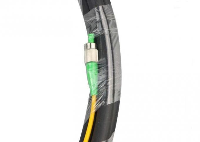 FTTP 2 Core Optical Fiber Cable , Multimode Outdoor Optical Fiber Cable