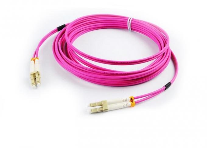 3.0mm Diameter Fiber Optic Patch Cord Gigabit Multimode Duplex SC - SC Patch Cord