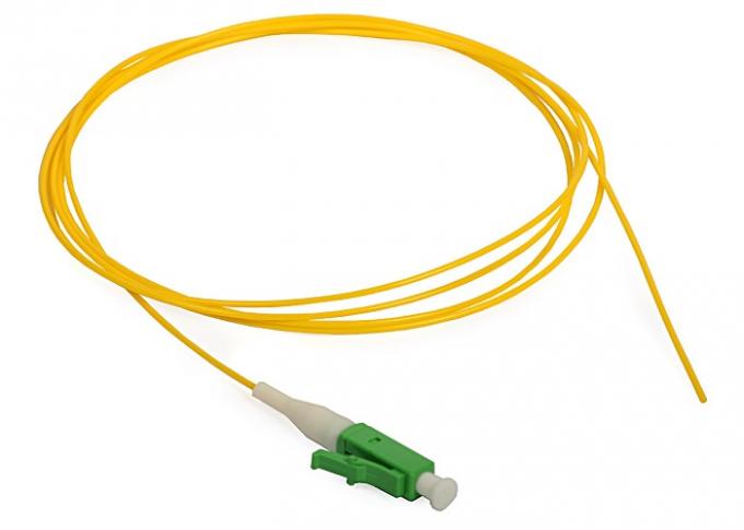 Yellow SM Pigtail Fiber Optic Cable G652D Simplex 0.9 / 2.0mm LSZH For CATV Systems