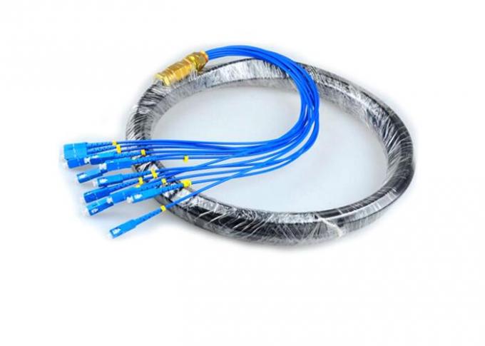 CATV Network Optical Fiber Pigtail 12 Core Fiber Outdoor SC Pigtail Waterproof