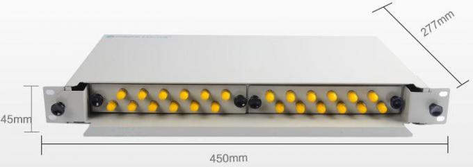 Wall Mount Fiber Optic Patch Panel Single Mode Pigtail Optical Distribution Frames