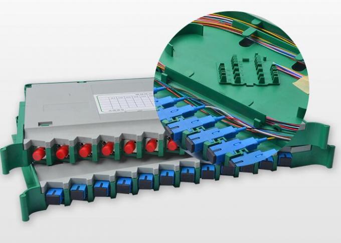 288 Core Fiber Optic Distribution Unit , Multimode 144 Port Fiber Patch Panel