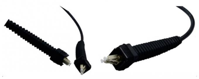 DLC - DLC Duplex Patch Cord 7.0mm , FTTa 4 Core Multimode Fiber Optic Cable