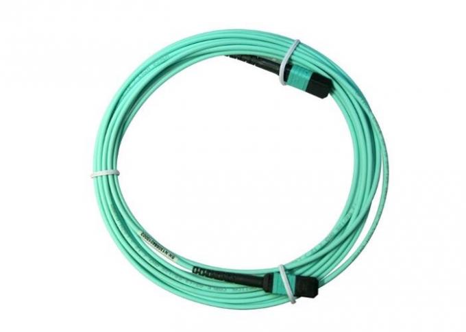 OM1 OM2 MPO Trunk Cable , MTP - MPO Fiber Connector For LAN Network