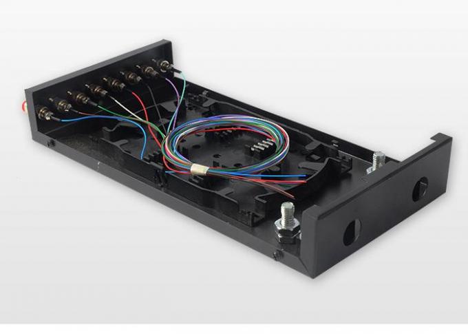 FC 8 Core ODF Optical Distribution Frame , Wall Mounted Fiber Optic Terminal Box