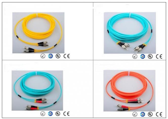 OM3 OM4 Fiber Optic Patch Cord Stability Length Customized With LC Connector