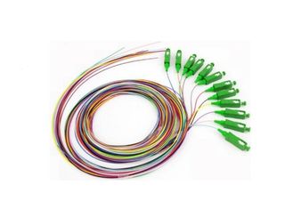 China Durable 12 Core Fanout Pigtail Single - Mode Bunch Ribbon Fiber Optic Cable supplier