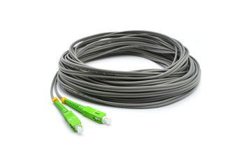 China SC / APC Optical Fiber Pigtail Single Mode Simplex 2 Core 50M With LSZH Jacket supplier