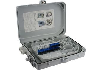 China Grey / Beige Fiber Optic Distribution Box 48 Ports ABS FTTH Termination Box supplier