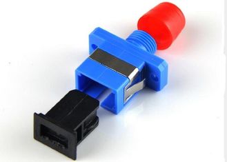 China FC - SC Fiber Optic Adapter Single Mode Blue Color For Local Area Network supplier