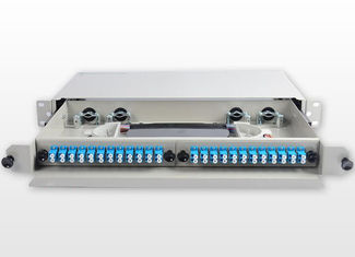 China Pigtail Fiber Optic Distribution Frame , 24 Port Rack Mount Patch Panel Simplex supplier