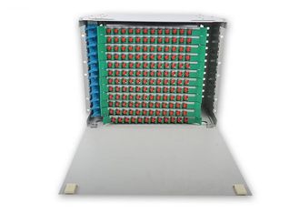 China 288 Core Fiber Optic Distribution Unit , Multimode 144 Port Fiber Patch Panel supplier