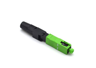 China Quick Connect Fiber Optic Connectors , SC APC 60mm Field Installable Connector supplier