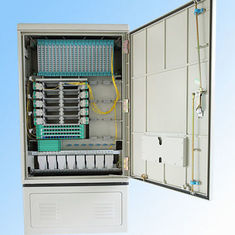 China 288fo Street Fiber Optic Cabinet Outdoor , Fiber Optic Splice Closure Cross Connection supplier