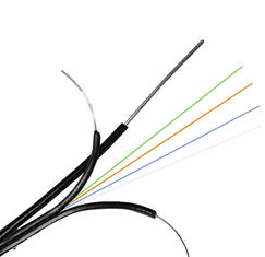 China LSZH Sheath Fig 8 Tight Buffer 1-12 Cores FTTH Drop Cable Outdoor Self supporting Bow type supplier