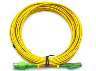 China E2000 APC To SC APC Duplex Fiber Optic Cable OS2 Single Mode 2.0mm Bend Insensitive supplier