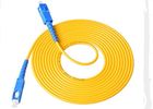 China 3.00mm 3M SC - SC Fiber  Patch Cord , LSZH / PVC Jacket Fiber Optic Jumper Cables factory