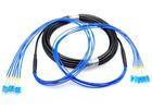 China LC - LC Single Mode Patch Cord , Armored 4 Core Optical Fiber Cable For Outdoor factory