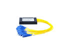 China Low Insertion Loss Fiber Optic PLC Splitter 1260 - 1650nm Wavelength With Box factory