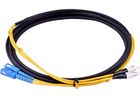 China Armored SC - FC Patch Cord , SM Duplex Fiber Optic Jumper Waterproof / Sunblock factory