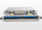 China SC / UPC Metal Fiber Rack Mount Patch Panel 24 Port 24 Core Fiber Distribution Unit factory