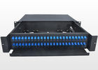 China Sliding Type 2U Fiber Optic Patch Panel Durable SC Optical Fiber Distribution Frame factory