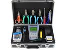 China FTTh Fiber Optic Tools Black Fiber Optic Splicing Tools Kits Waterproof Junction Box factory