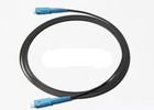 China 200m Outdoor Fiber Optic Patch Cord SC Flat FTTH Drop Cable With Messager factory