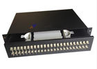 China Steel Sc Fiber Optic Joint Box , 48 Port Fiber Patch Panel Drawer Type factory