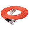 China Durable Multimode Fiber Optic Cable 1m 3ft LC UPC To FC UPC Duplex 2.0mm PVC OM1 factory