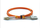 LC UPC To SC UPC Multimode Fiber Optic Cable Duplex 3.0mm LSZH OM2 850/1300nm Wavelength