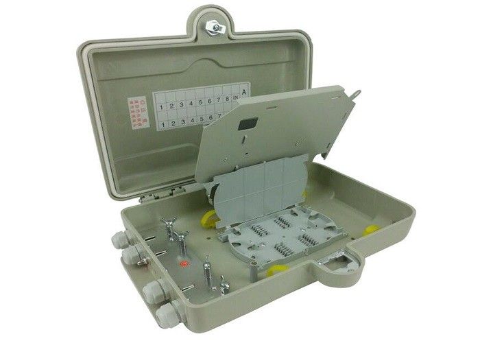 IP67 Optical Distribution Frames 16 Ports Wall Lock Box For FTTH Access