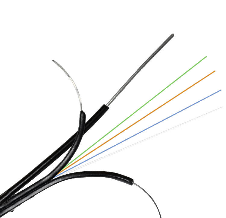 FTTH Fiber Cable Bow Type With Steel Wire Distribution Drop Cable