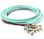 3 Meters Fiber Optic Pigtails Aqua OM2 / OM3 FC 12 Jacketed MM5010Gb For FTTH supplier