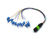 SMA E2000 MPO Fiber Cable For CATV Networks , 12 Core White OM3 OM4 Patch Cord supplier