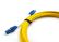 PVC 3.0mm Fiber Optic Patch Cord LC UPC To LC UPC Uniboot Duplex OS2 Single Mode supplier